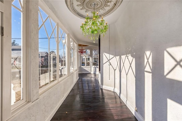 101 Summit Ave, Mount Vernon, NY 10550 - hallway with wood finished floors and baseboards