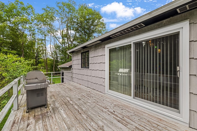 138 Reinhardt Rd, Middletown, NY 10940 - wooden deck featuring grilling area