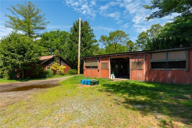 view of stable