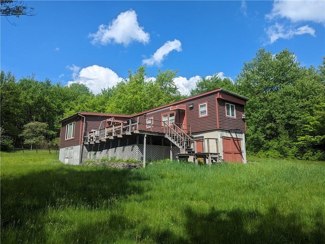 view of rear view of house