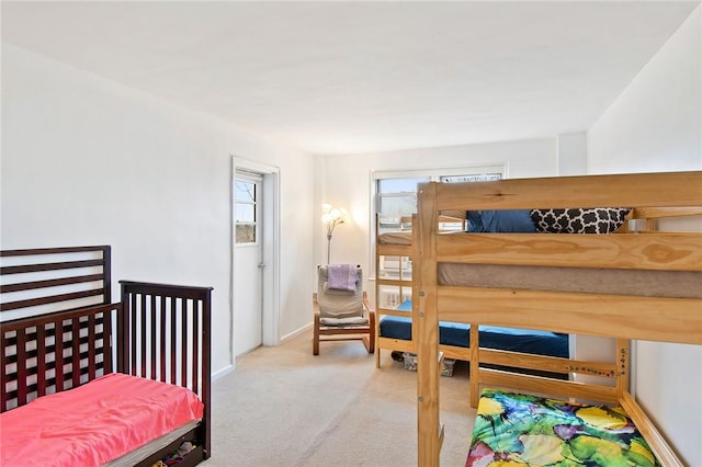 bedroom with carpet flooring