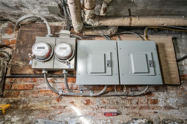 utility room featuring electric panel