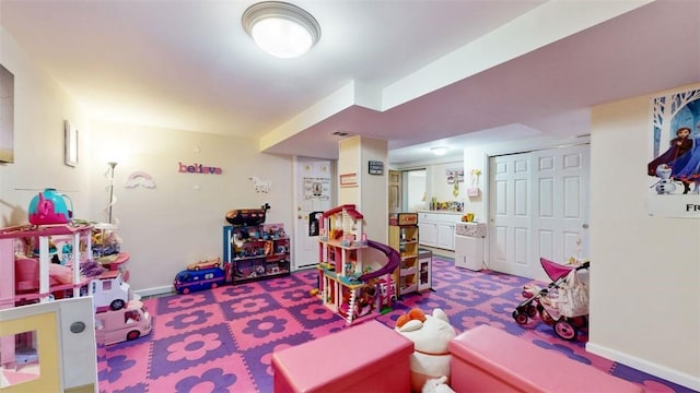 59 Ludingtonville Rd, Holmes, NY 12531 - game room with baseboards and carpet