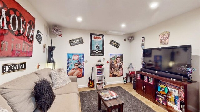 59 Ludingtonville Rd, Holmes, NY 12531 - living room with light wood-type flooring and recessed lighting
