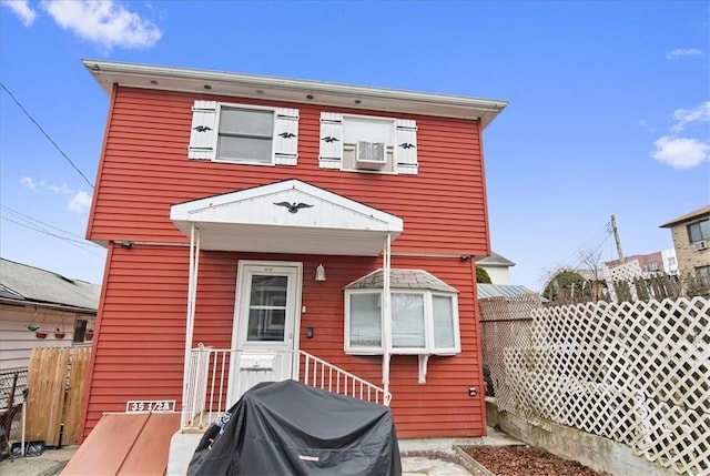 view of rear view of property