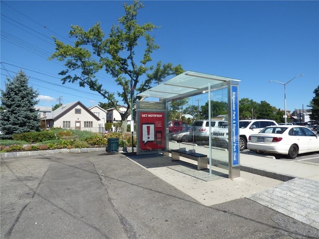 view of parking / parking lot