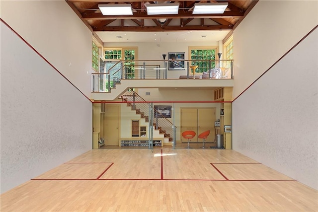 view of basketball court