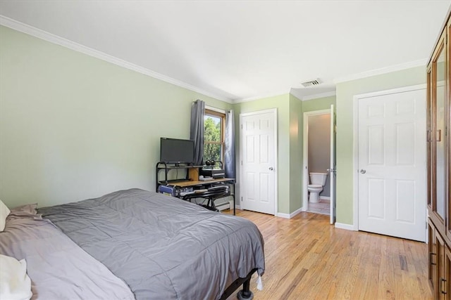 7 Joan Ln, Wappingers Falls, NY 12590 - bedroom featuring light wood-style flooring, ornamental molding, and baseboards