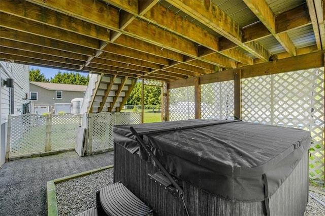 7 Joan Ln, Wappingers Falls, NY 12590 - view of patio / terrace featuring a hot tub
