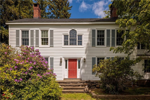 view of colonial inspired home