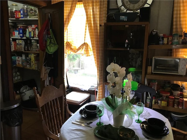 view of dining area