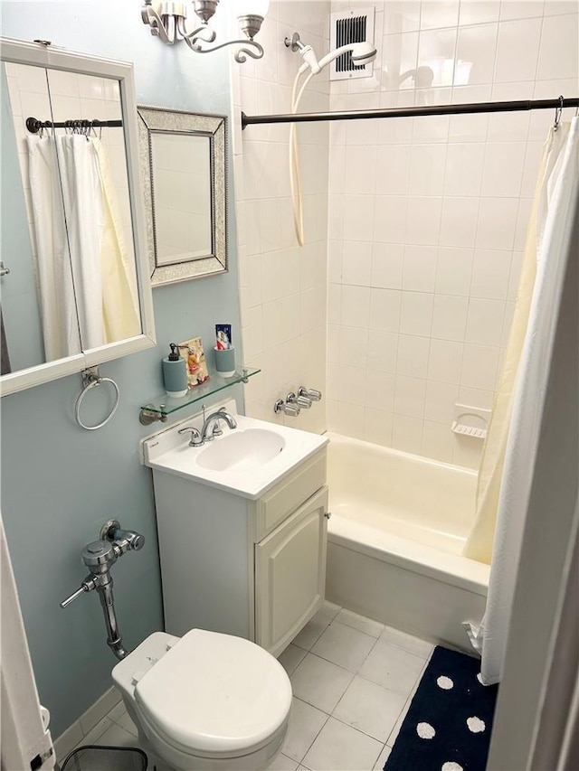 30 Fleetwood Ave Unit 4F, Mount Vernon, NY 10552 - full bath with shower / bath combo, vanity, and tile patterned flooring