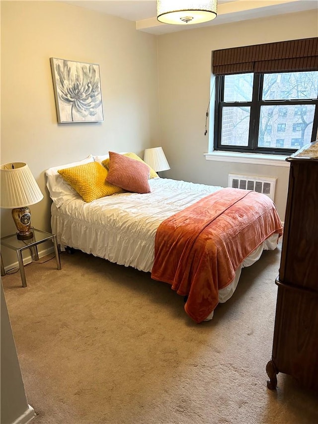 bedroom featuring carpet floors