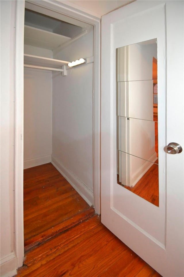 view of closet