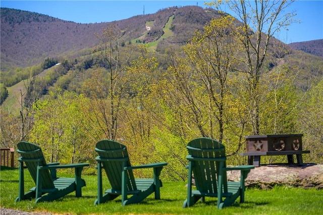 view of mountain feature