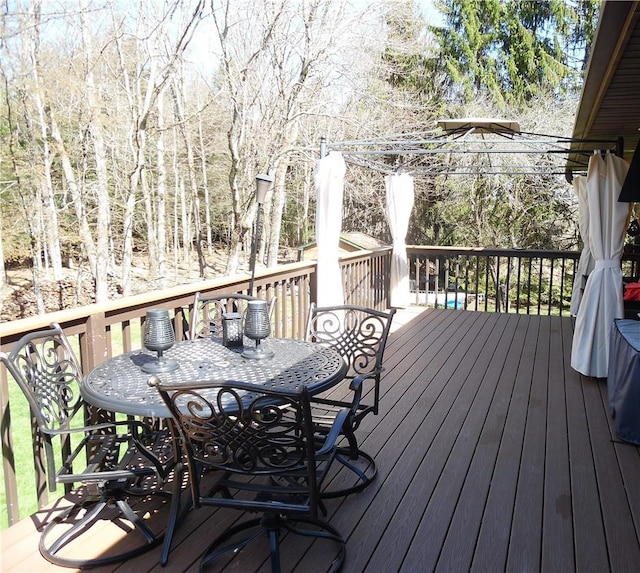 view of deck