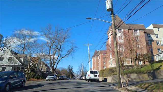 view of road