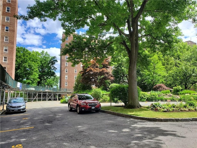 view of vehicle parking