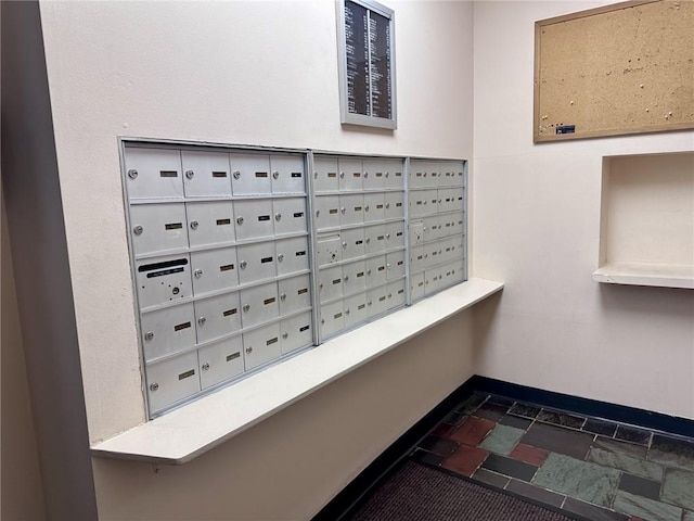 view of property's community featuring mail boxes