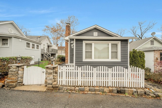 view of front of property