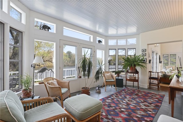 28 Heron Lake Rd, Bedford, NY 10506 - sunroom with french doors and plenty of natural light