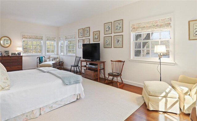 28 Heron Lake Rd, Bedford, NY 10506 - bedroom featuring wood-type flooring