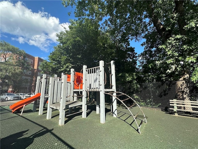 view of play area