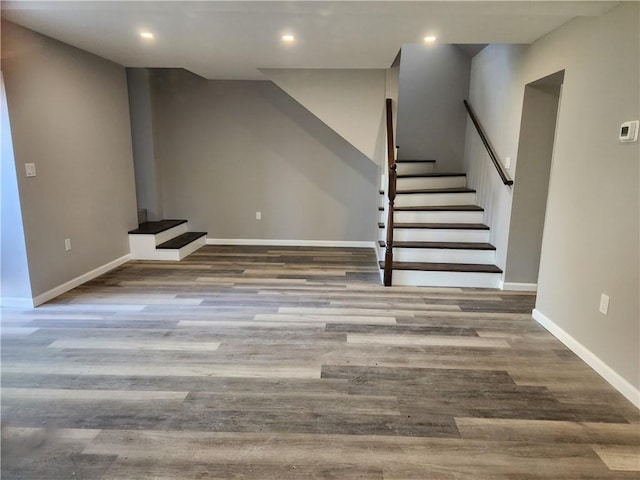 interior space featuring hardwood / wood-style floors