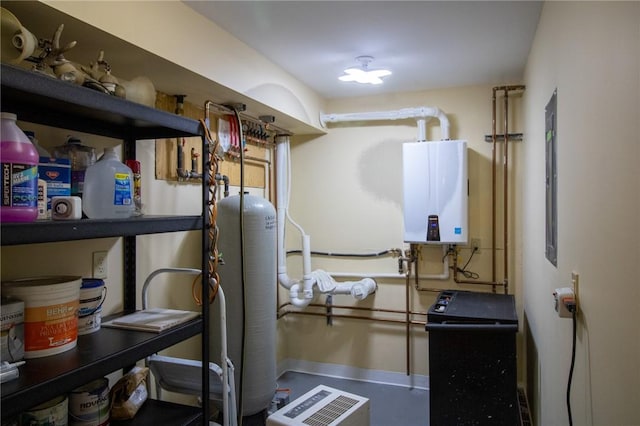 utilities with water heater