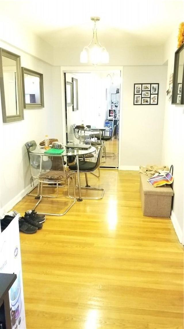 dining room featuring hardwood / wood-style floors