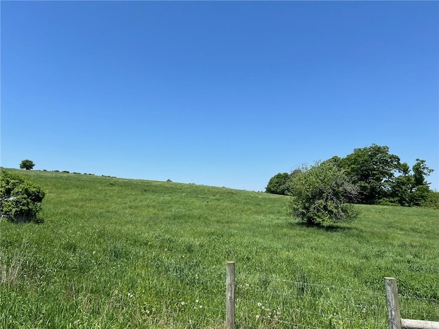 view of nature featuring a rural view