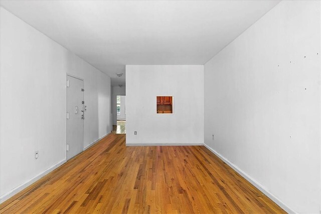 interior space featuring light wood-type flooring