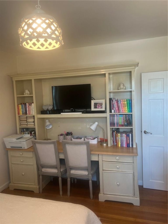 1357 Waring Ave, Bronx, NY 10469 - home office with wood finished floors