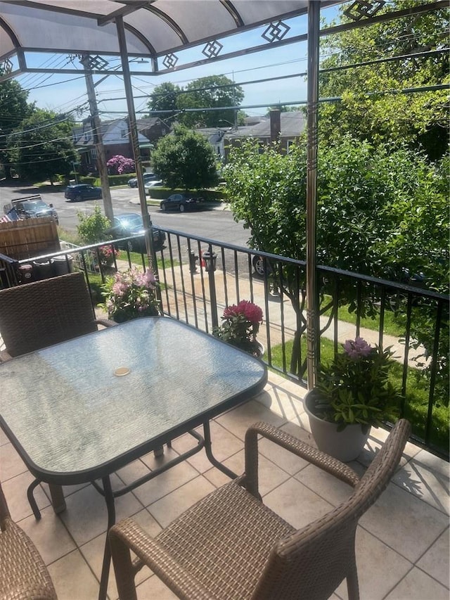 1357 Waring Ave, Bronx, NY 10469 - balcony featuring outdoor dining area