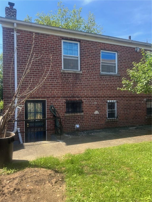 view of rear view of property