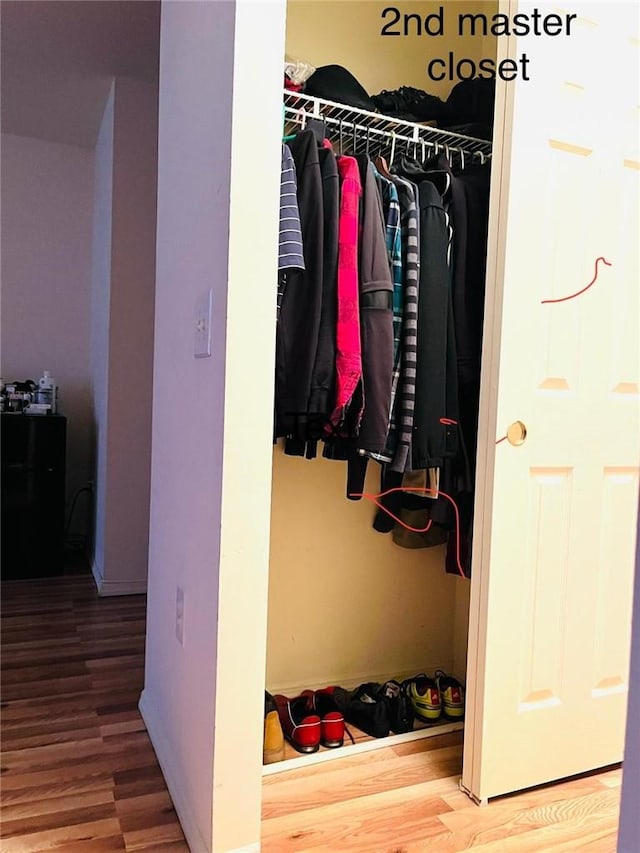 view of closet