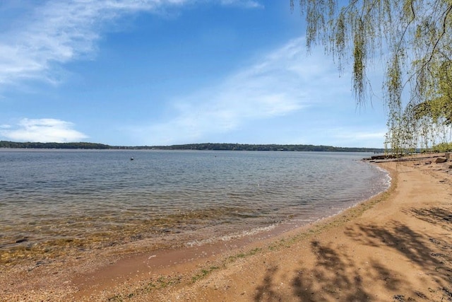 view of water feature