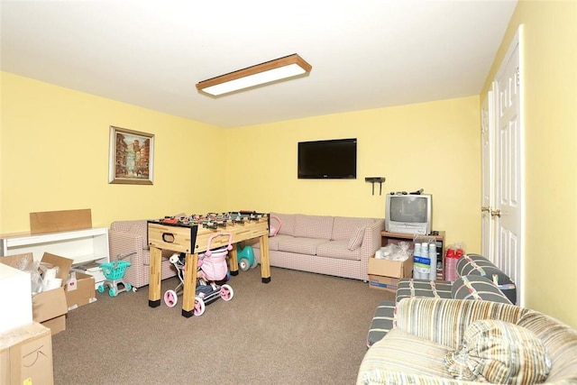 playroom featuring carpet