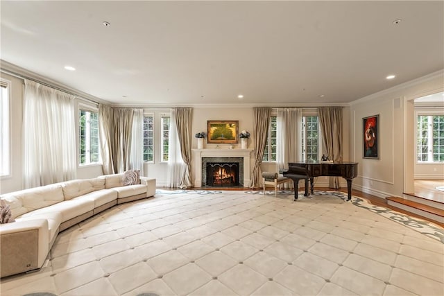 9 Lincoln Woods, Purchase, NY 10577 - unfurnished room featuring crown molding and light hardwood / wood-style flooring