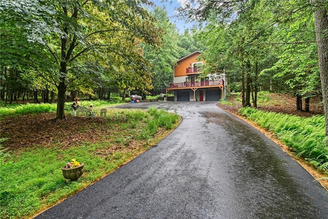 exterior space featuring a wooden deck