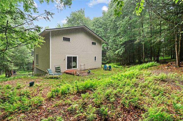 view of rear view of property