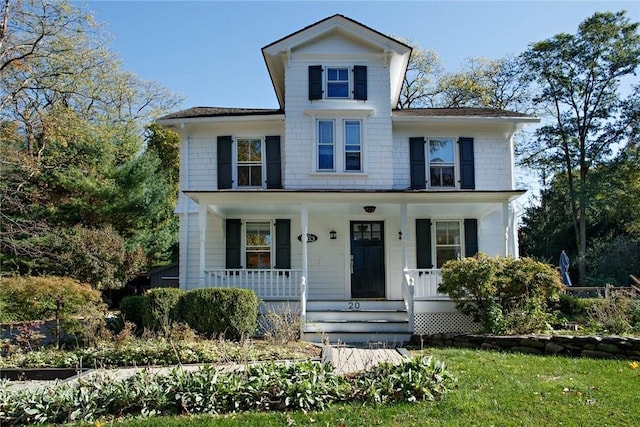 view of front of house with a porch