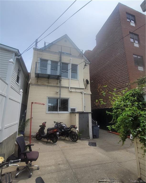 rear view of house with a patio area