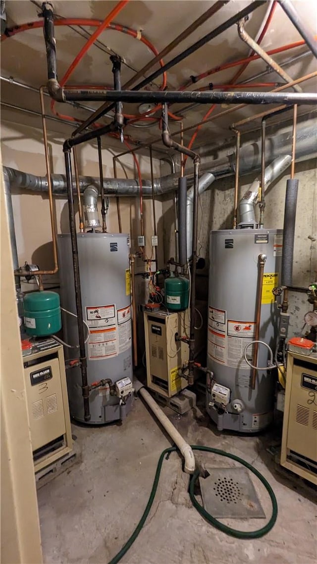 utilities with gas water heater