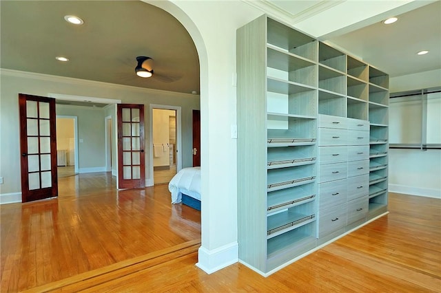 closet featuring radiator