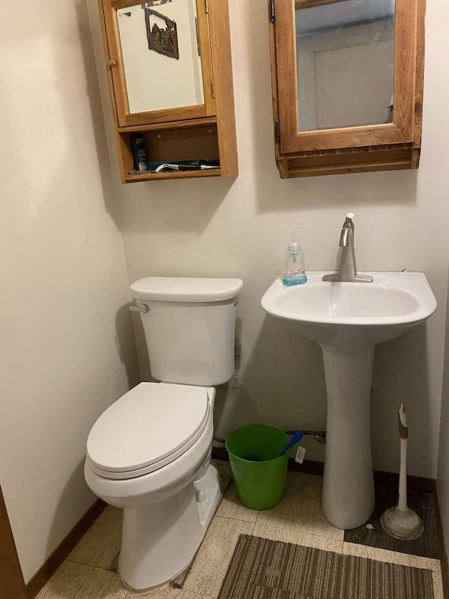 bathroom with toilet