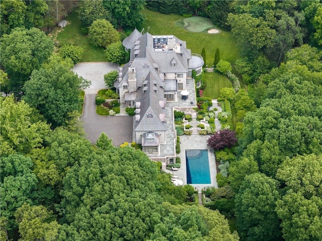 aerial view