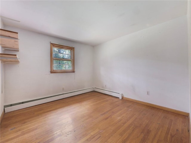1124 State Route 42, Sparrowbush, NY 12780 - spare room with wood finished floors and baseboard heating