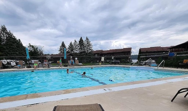 view of pool