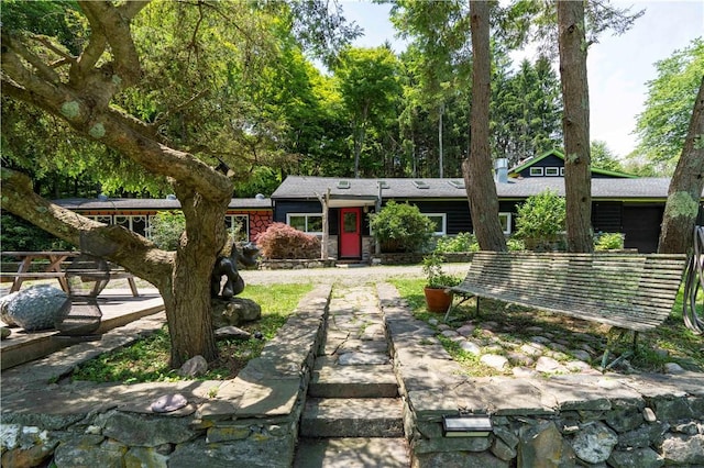 view of ranch-style house